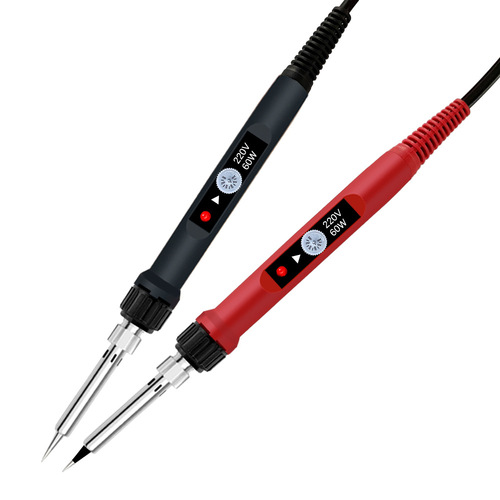 Neutral 60W digital display adjustable temperature constant temperature electric soldering iron set welding industrial grade repair tool inner thermoelectric soldering iron