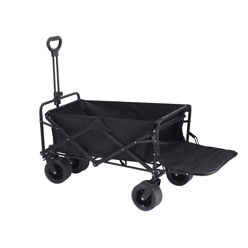 Carro de camping plegable al aire libre multifuncional carro de ruedas todoterreno camping portátil para niños de camping se puede acostar
