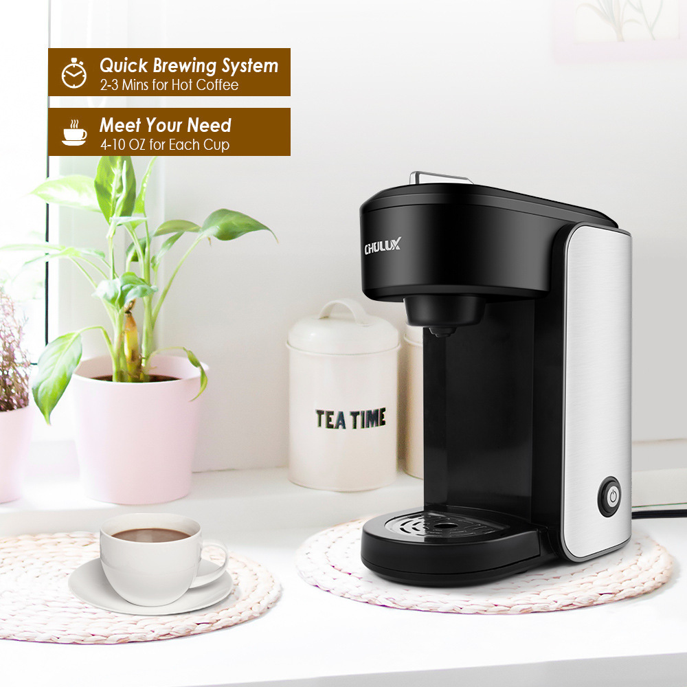 Capsule Coffee Machine Portable American Single-Cup K-Cup Dongguan Manufacturer Supplies Retro-Style Coffee Machine
