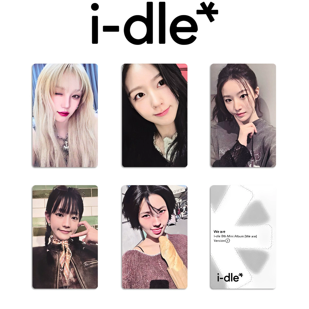 IDLE альбом карта GIDLE случайная карта WE ARE специальная девушка альбом карта i-dle