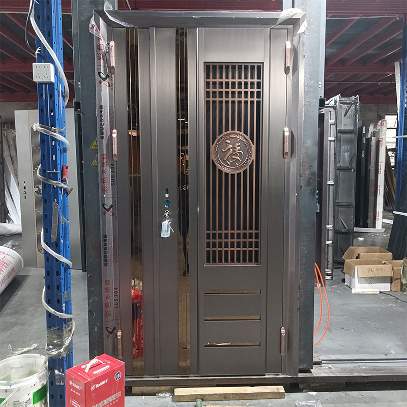 Sliding Entrance Door for Residential Units, Security Door, 304 Stainless Steel Main Door, Single Door Sliding Entrance Door for Residential Units, Security Door, 304 Stainless Steel Main Door, Single Door