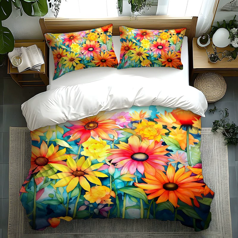Duvet cover, set, (Cross-border trading), 3 piece set