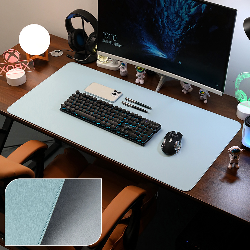 Ventas transfronterizas calientes de corteza almohadilla de ratón super grande impermeable a prueba de agua almohadilla de escritorio de computadora fuente de logotipo de fábrica stock