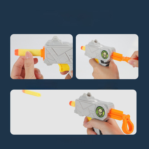 Cross-border children's night light electric floating ball target, two-in-one shooting practice target, dual-person combat soft bullet gun toy