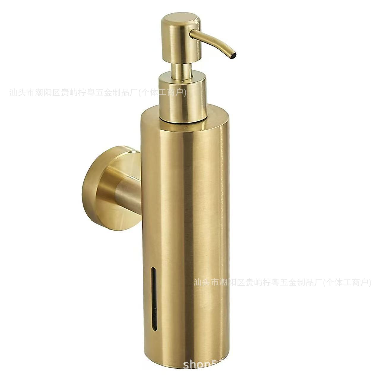 jabón de acero inoxidable tipo de pared de baño de hotel champú líquido de baño botella de presión desinfectante de manos suministro transfronterizo exclusivo