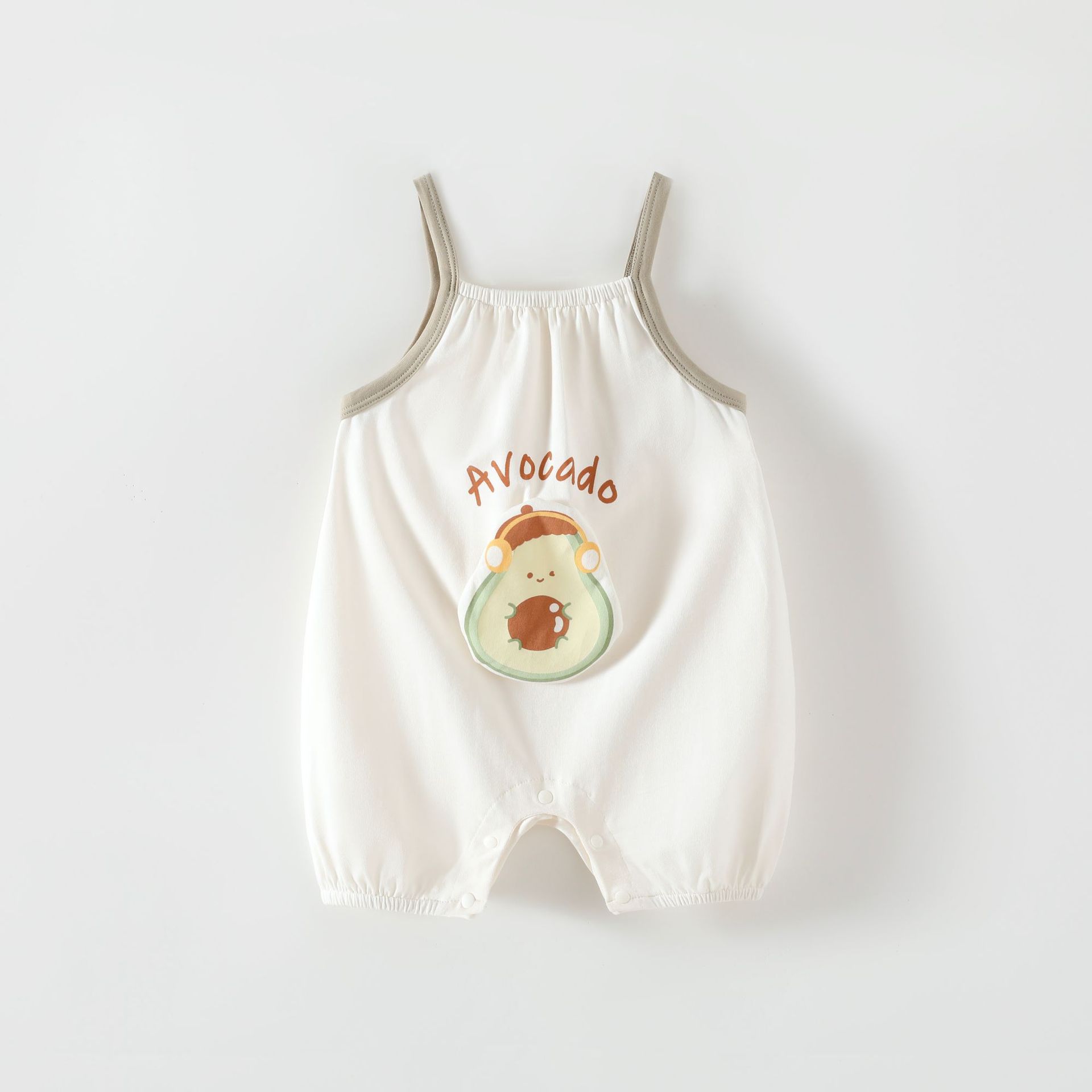 Yuanqi Avocado-sling one piece