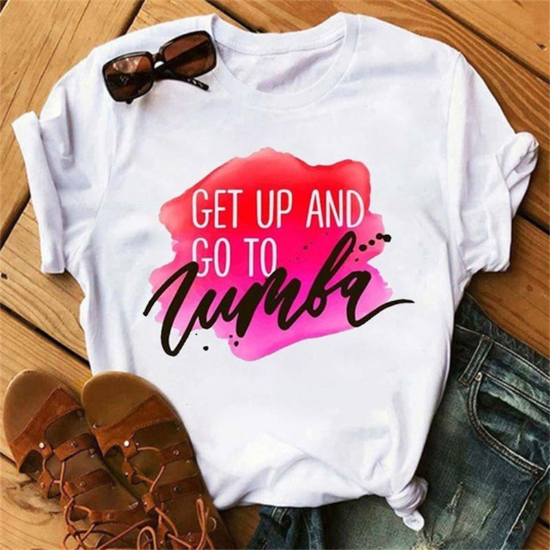 2022外国貿易zumbaプリント半袖tシャツ女装上着