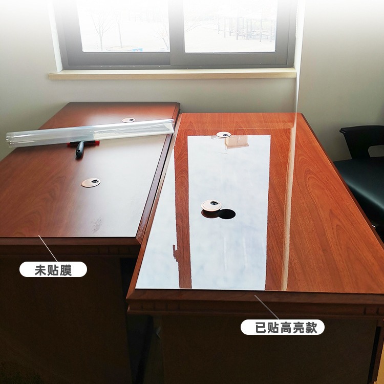 Furniture film transparent desktop protective film high temperature resistant self-adhesive furniture film coffee table solid wood dining table marble sticker
