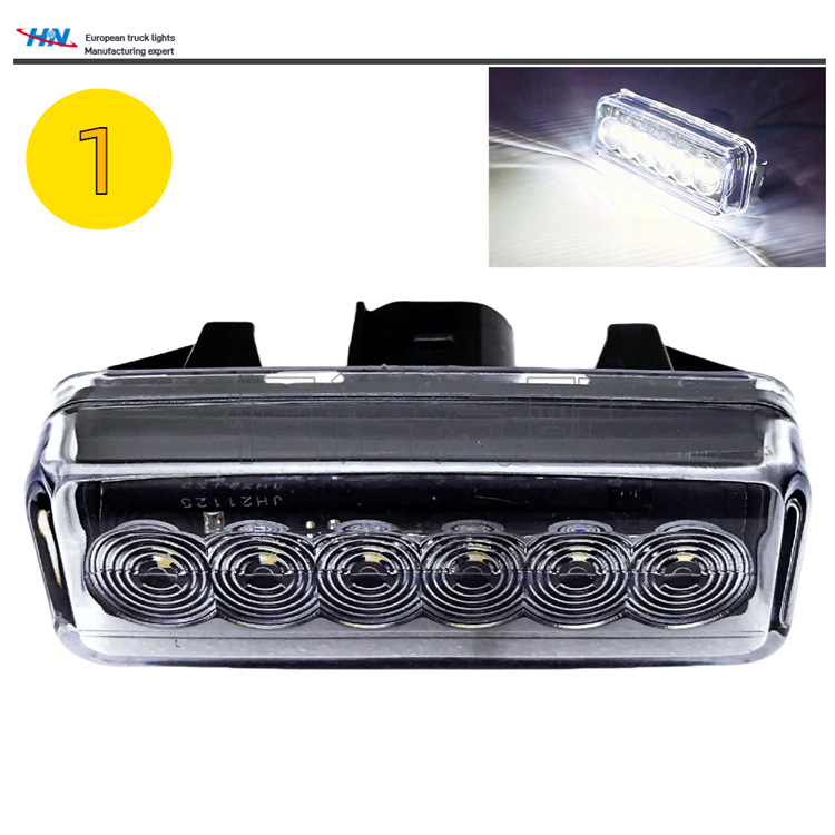 Luz lateral del pedal Lámpara de señal LED para la serie G / P / R / S Scania camión pequeño indicador de ancho 1928063