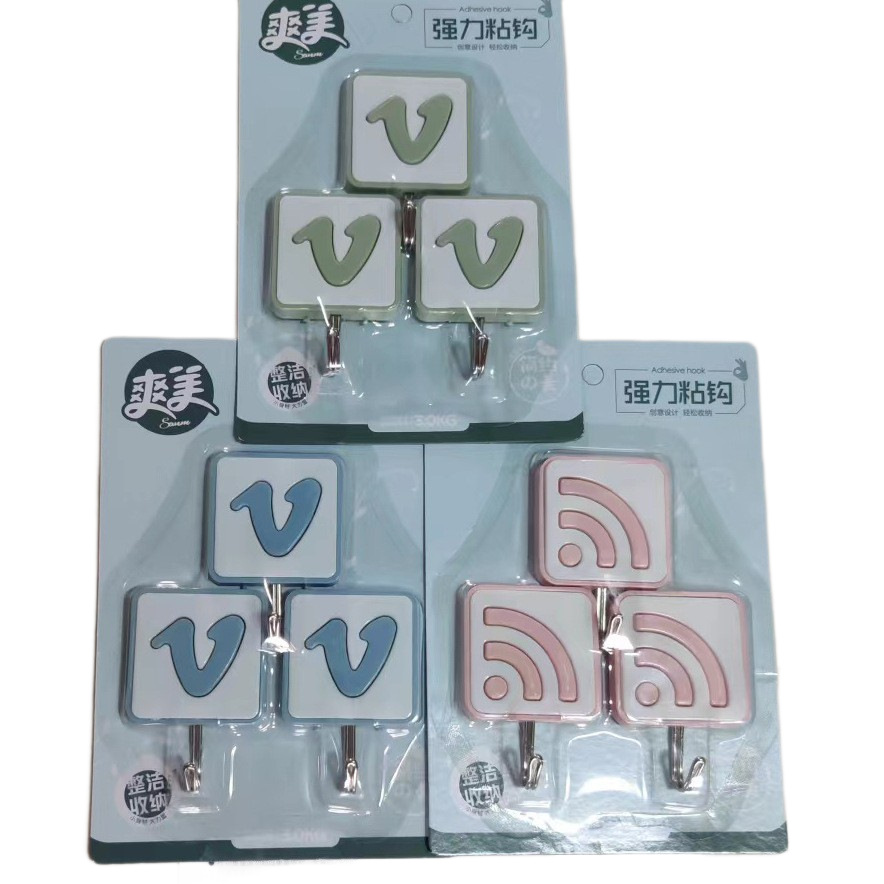 41 tipo SM gancho adhesivo - 1 fuerte sin marcas sin clavos mágicos pegatinas de cocina gancho adhesivo gancho adhesivo de baño al por mayor image 5