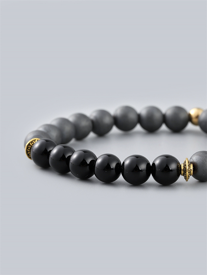 Comercio exterior estación independiente joyería de la mano de los hombres transfronteriza Amazon Bina piedra con cuentas pulsera de DIY