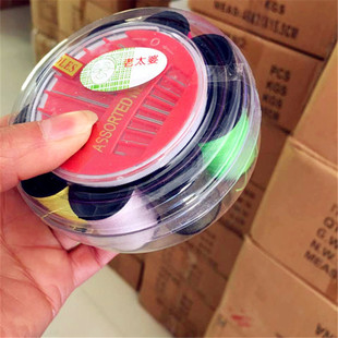 Nine thread suit household hand sewing sewing bag tape ruler thimble round nine thread storage sewing box wholesale