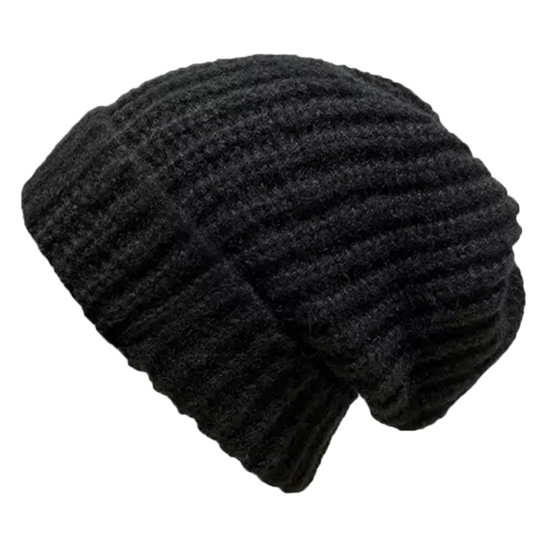 帽子の男性の冬の大きい頭の周りのニットの帽子の男性の保温の毛糸の帽子の潮の冬の山の帽子の男性の冷たい帽子の綿の帽子
