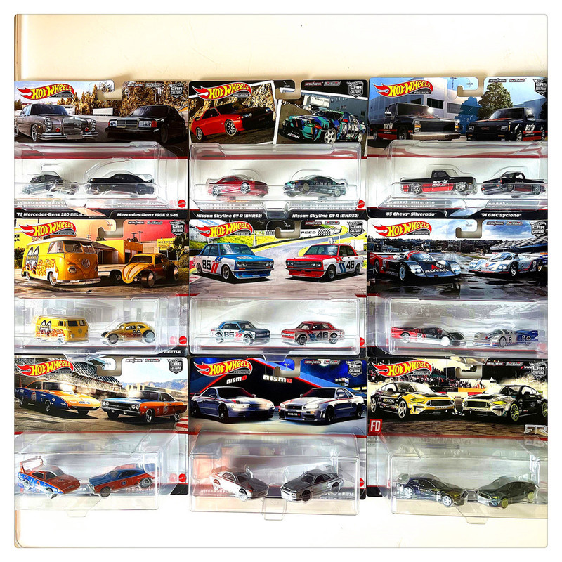 Fenghuo HBL96 wheel two-car suit Mustang Nissan Firebird Lancia Audi KITT alloy car model