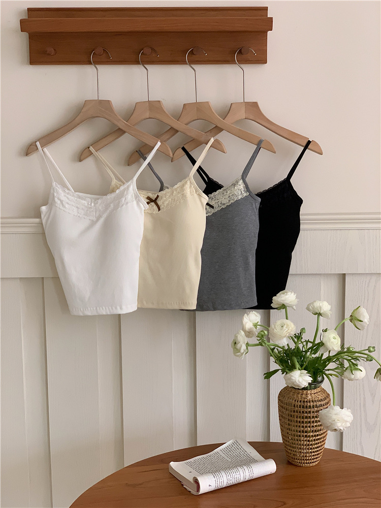 Women's Camisole Bralette Sexy Halter Backless Padded Base Layer_voghion.com