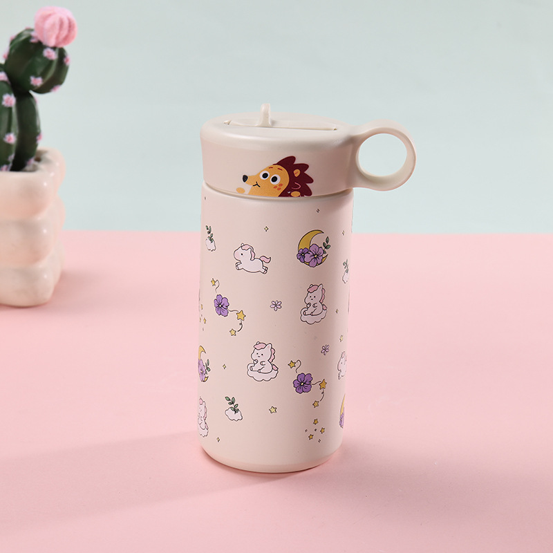 Gourde thermos en acier inoxydable pour chat et chien_voghion.com