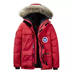 2023 winter new cotton-padded clothes wholesale thick plus fat plus size loose thick warm trend hooded cotton-padded jacket
