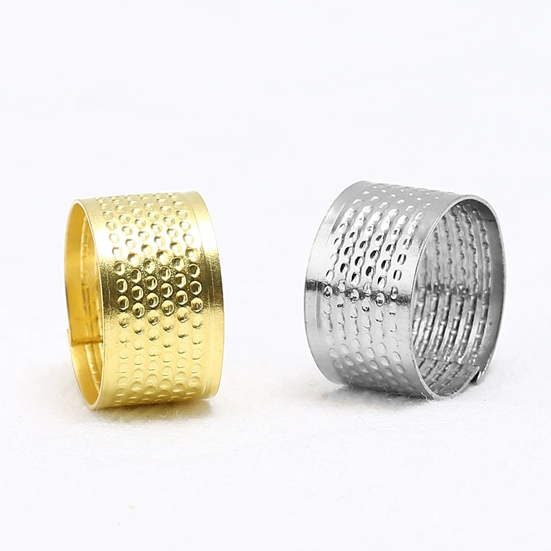 Домашний DIY вышивка крестом наперсток обруч портные ручное шитье металлический железный наперсток регулируемый наперсток обруч