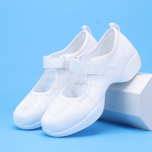 Sports Shoes, Women's Air-Cushion Running Shoes, Versatile Soft-Soled Non-Slip Dance Shoes, Breathable Mesh Casual Shoes, Old Northern Cloth Shoes