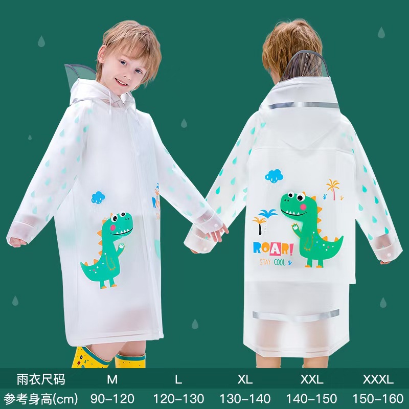 Liquidación para niños impermeables niñas jardín de infantes niños estudiantes de primaria poncho grueso traje de niño impermeable cuerpo completo