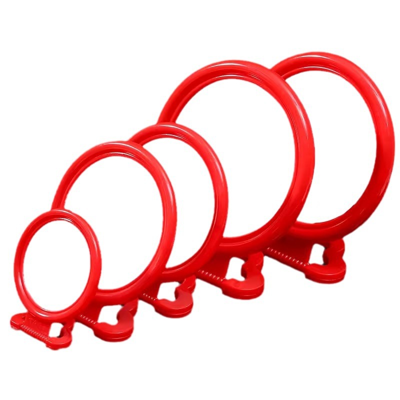 Espejo antiguo de pared espejo de maquillaje dormitorio espejo de escritorio casamiento de novia roja espejo colgante gran mano unilateral