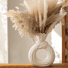 跨境新款现代简约创意陶瓷花瓶摆件客厅玄关电视柜摆设家居装饰品