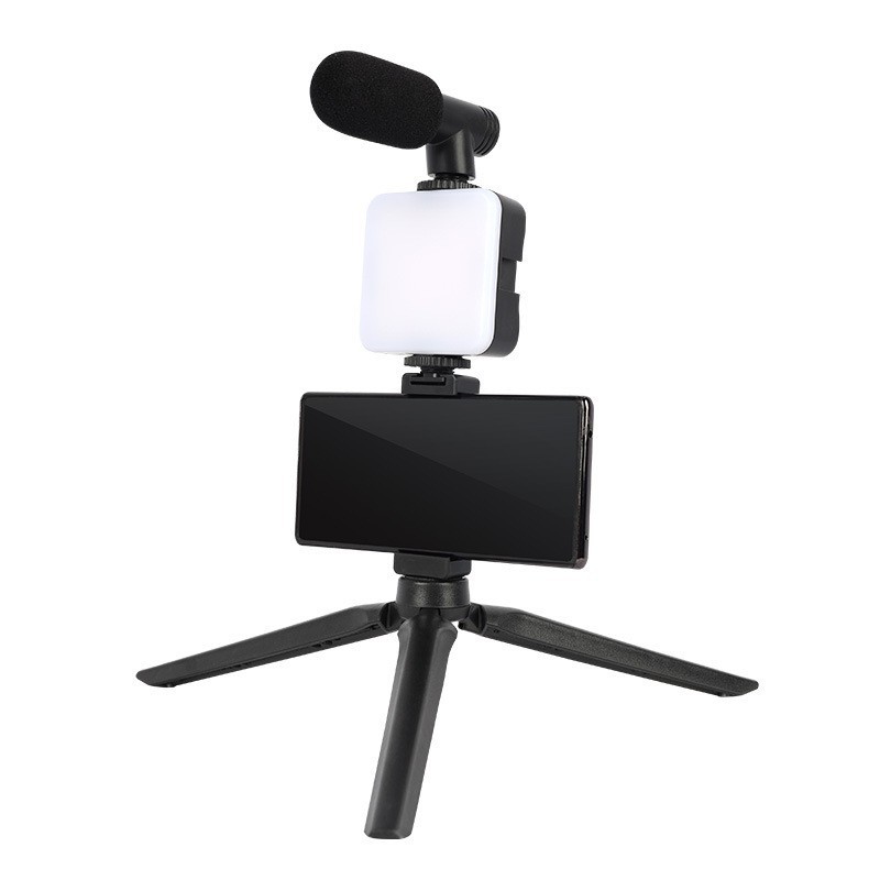 Bolsillo de escritorio portátil multifuncional luz de relleno Cámara en vivo Douyin vlog luz cuadrada teléfono móvil luz ambiental RGB