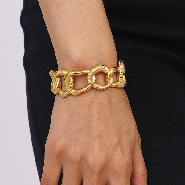 Woven trend fashionable bracelet stainless steel