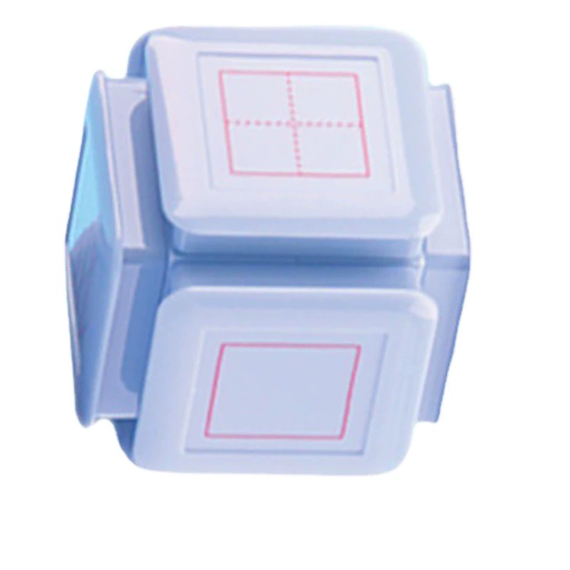 Шестигранный штамп, штамп с сеткой Тяньци, пиньинь, английская трехсеточная шкала, шкала для знаков Ми, шестигранный штамп для награждения учителей, штамп для сложения и вычитания.