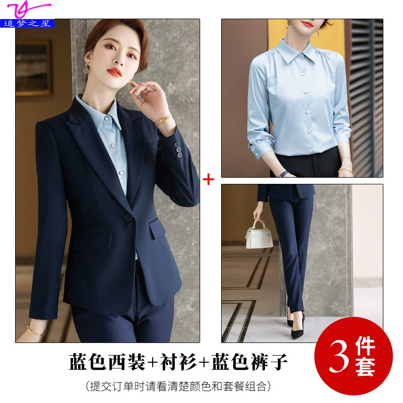 Комплект, модный классический пиджак-suit для офиса для работы, коллекция 2021 года, осень, корейский стиль