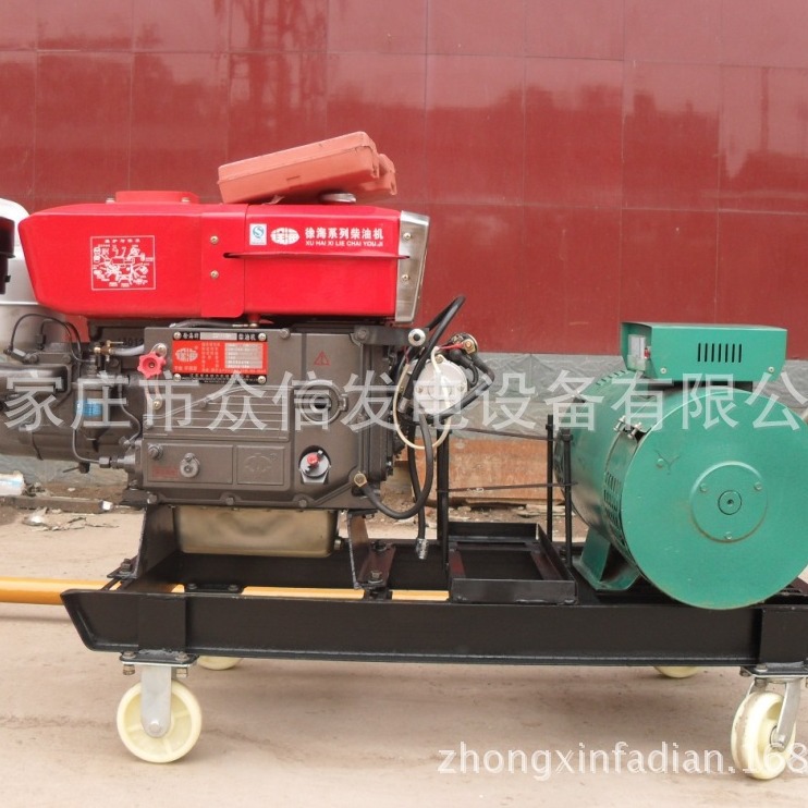 维修柴油发电机组农用柴油发电机单缸河北石家庄小型家用车载灌溉