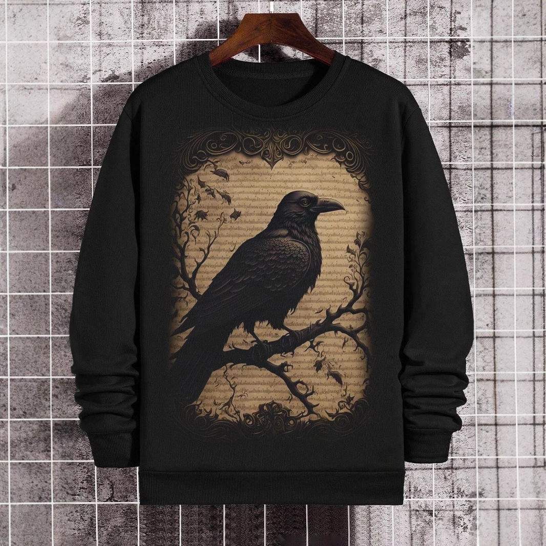 Neues Herbst/Winter 3D-Sternenhimmel-Print, lässiges Sweatshirt für Damen und Herren, locker geschnitten, ohne Kapuze, Rundhalsausschnitt, in europäischen Größen, lockere Passform._voghion.com