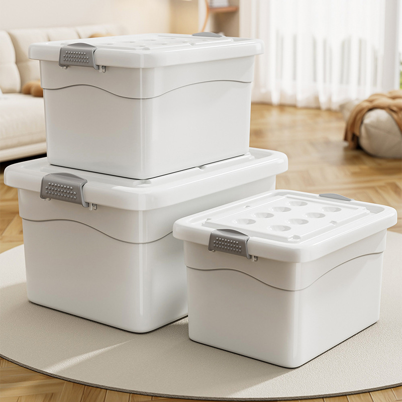 Clothes Storage Box Household Extra Large Capacity Organizing Box Flip-Top Extra Large Storage Cabinet Toy Clothing Artifact