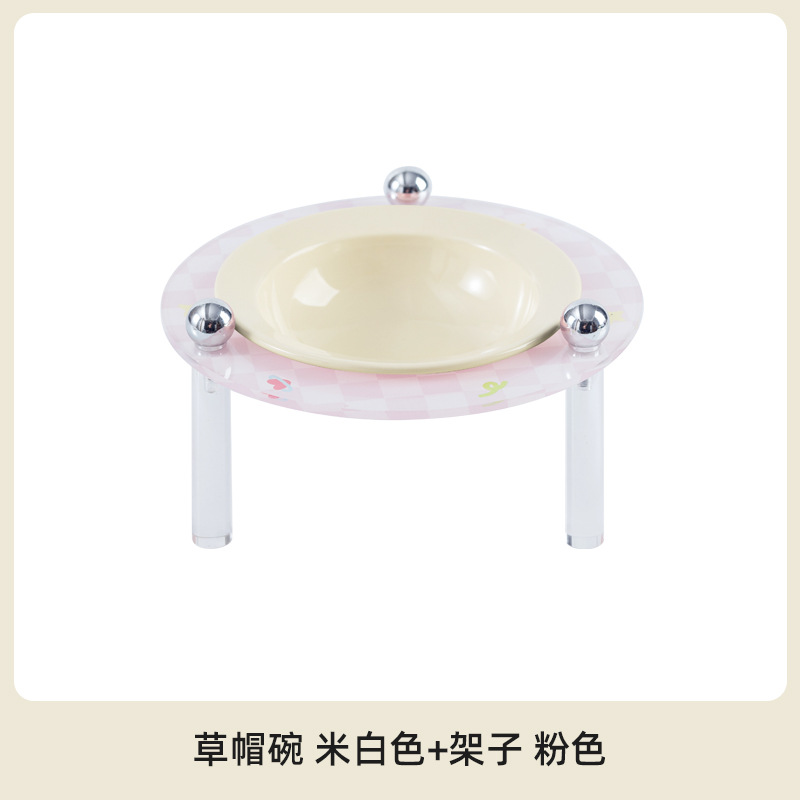 Tazón de cerámica para mascotas Tazón de comida para gatos Tazón de comida para gatos Tazón de agua para perros Tazón de alimentación Tazón de acrílico Tazón de mesa de comedor