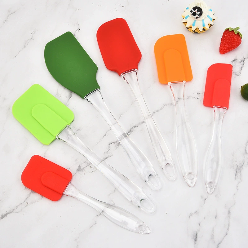 Silicone scraper, cream mixing stick