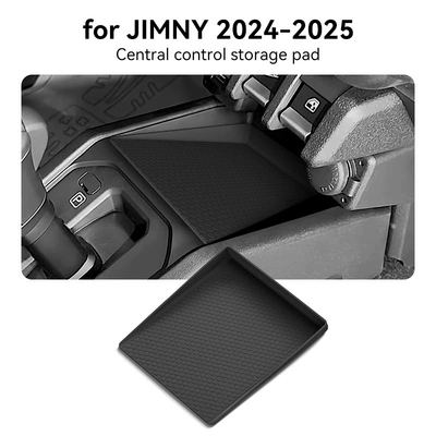Suitable for 24-25 Models of Suzuki Jimny Jimny, Central Control Storage Anti-Slip Mat, Special Modified Accessories for Automotive Products (Anti-slip mat) - 24-25-jimny-central-control-storage-mat