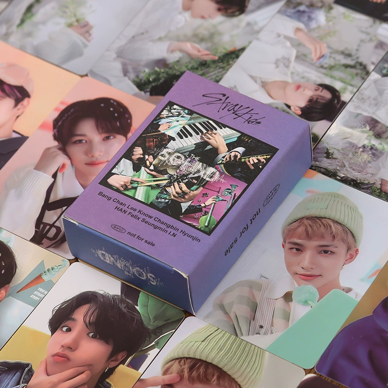 Набор фотокарт (Stray Kids) 54 шт., официальная коллекция, мини-карты 5,4×8,6 см
