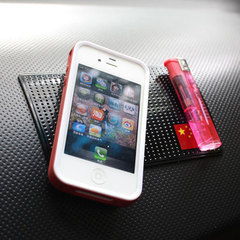 汽車用五星國旗防滑墊 車載儀表台防滑墊 卡通車標手機香水止滑墊