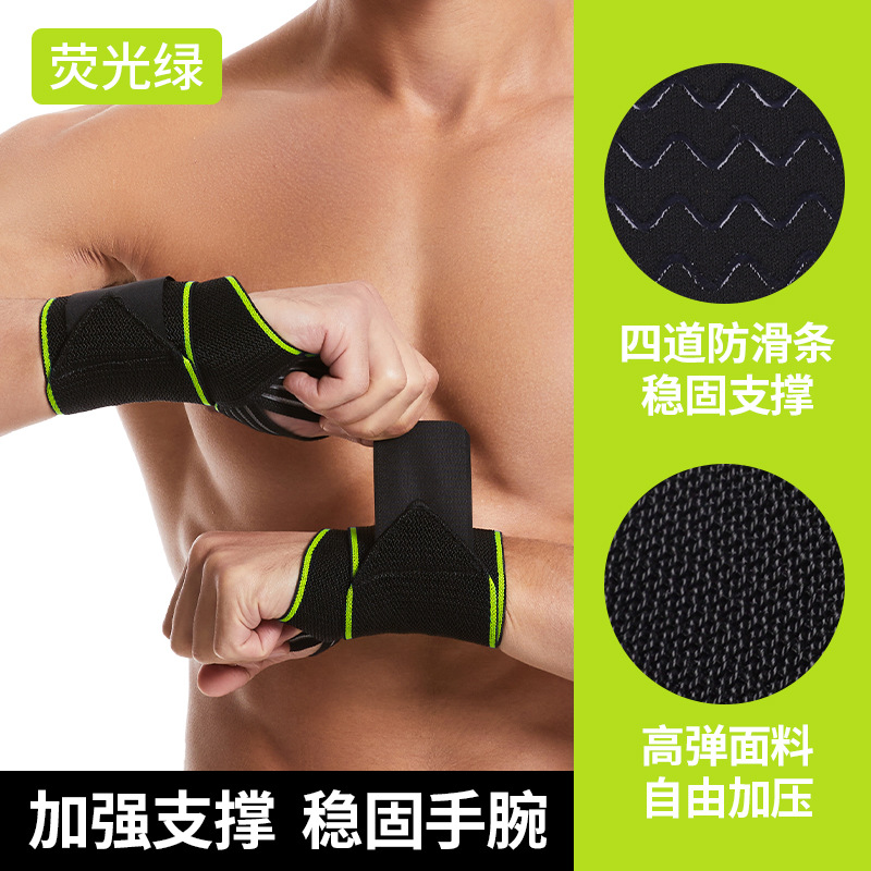 Nuevos productos de muñeca envuelta antideslizante interior muñeca elástica ajustable color muñeca fábrica al por mayor bádminton