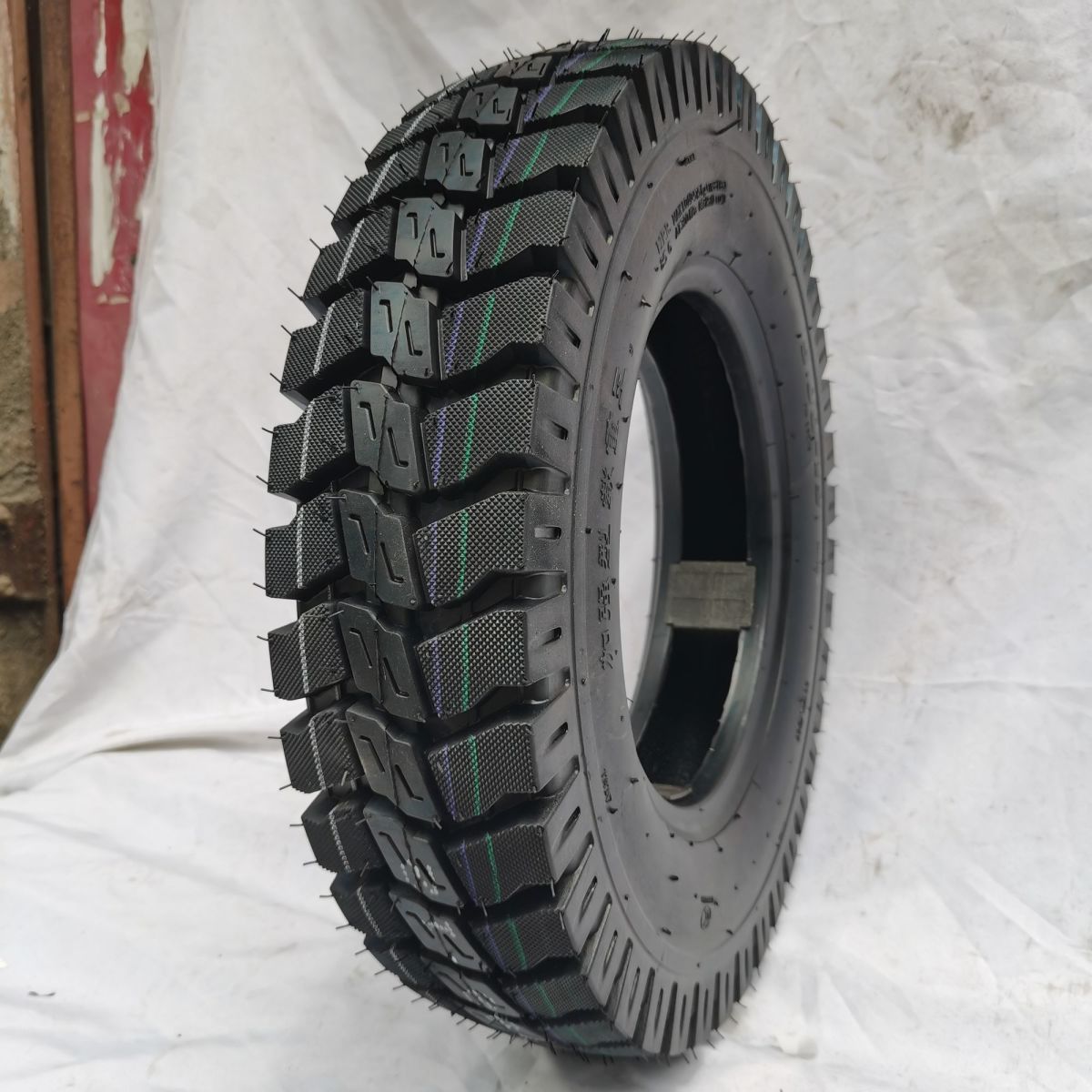 【质保3年】郡牛三轮车内外胎300/4.00/5.00-12加厚载重钢丝轮胎