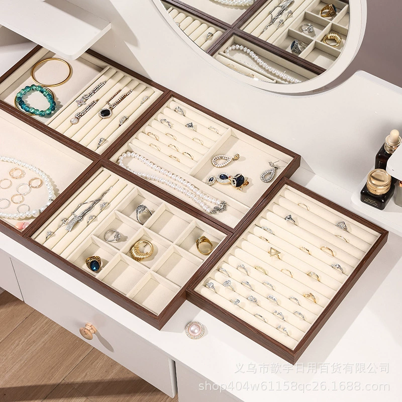Storage Box Necklace Jewelry Velvet Drawer from Yomiego