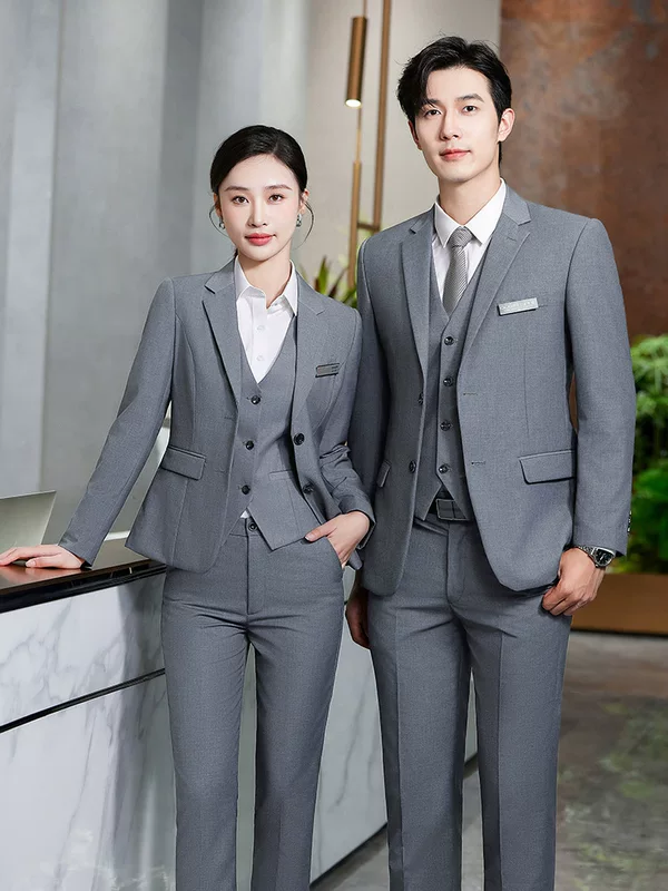 Colored elite set, classic suit, overall