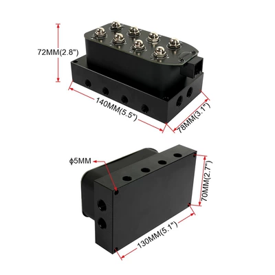 Car modification parts air suspension damping system