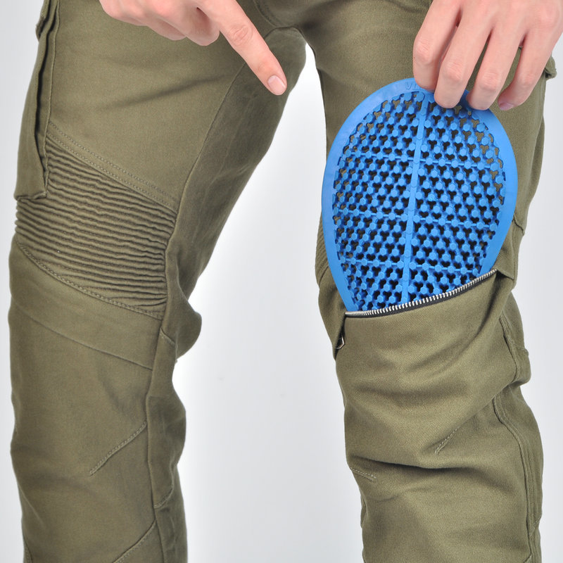 VOLERO jeans de motocicleta para hombres, bolsas múltiples, pantalones de ciclismo de herramientas, rodillas ajustables incorporadas, pantalones anticorrido