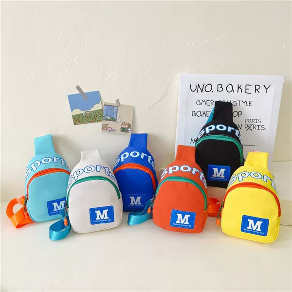 Fashionable Korean Style Children's Bag Boy's Crossbody Bag Boy's Street Dance Bag Handsome Fashionable Korean Style Waist Bag Baby's Chest Bag