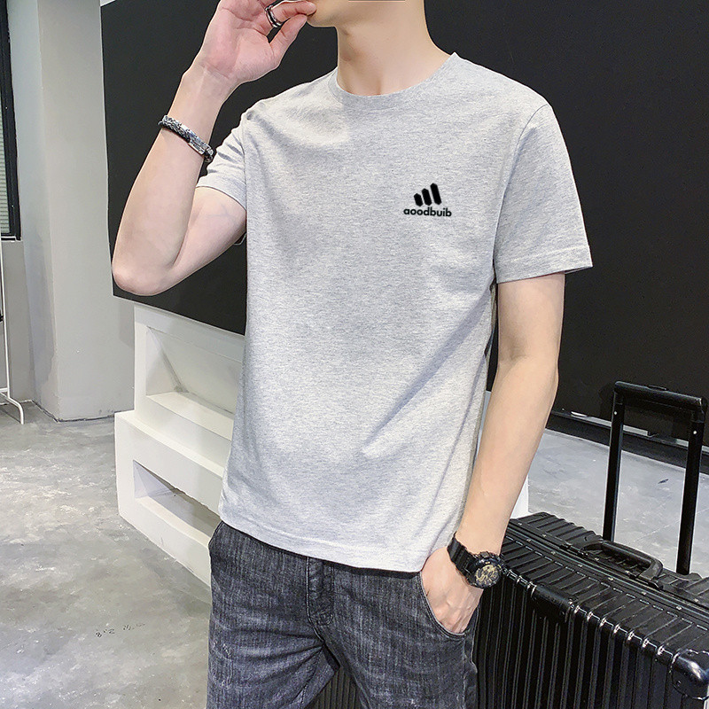 Men's 2025 Summer New Short-Sleeved T-Shirt for Men and Women, Sports Loose, Simple, Casual, Round Neck T-Shirt Tops for Women