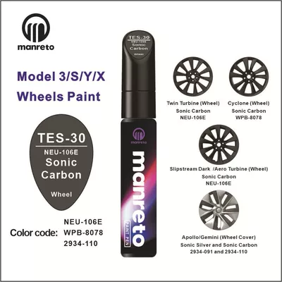 Avtomobil boya qələmləri | Grey Special Paint Repair - tes-30-sonic-carbon