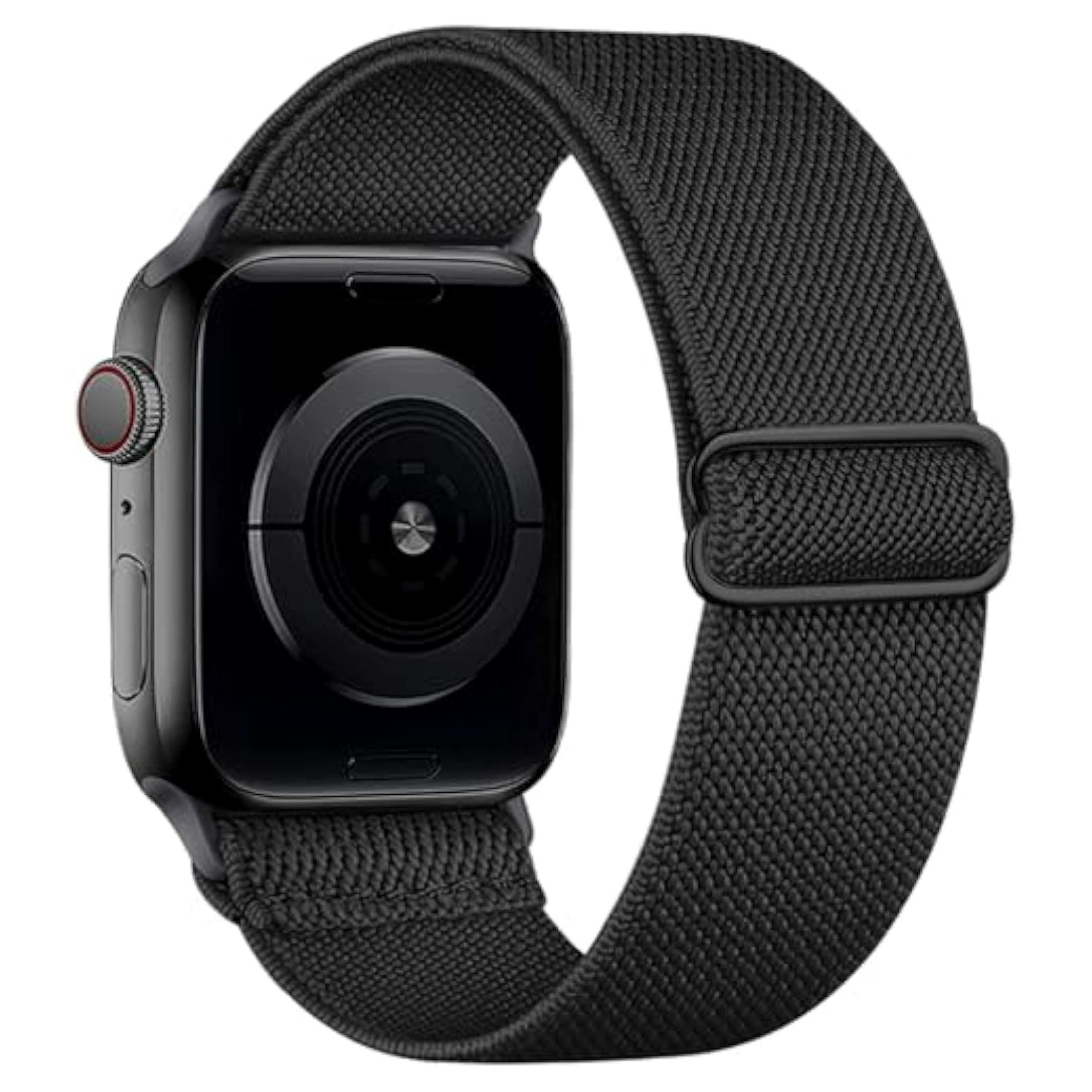 Ремешок-брет для часов (Apple) плетеный нейлоновый эластичный, регулируемая пряжка, совместим 38–49 мм