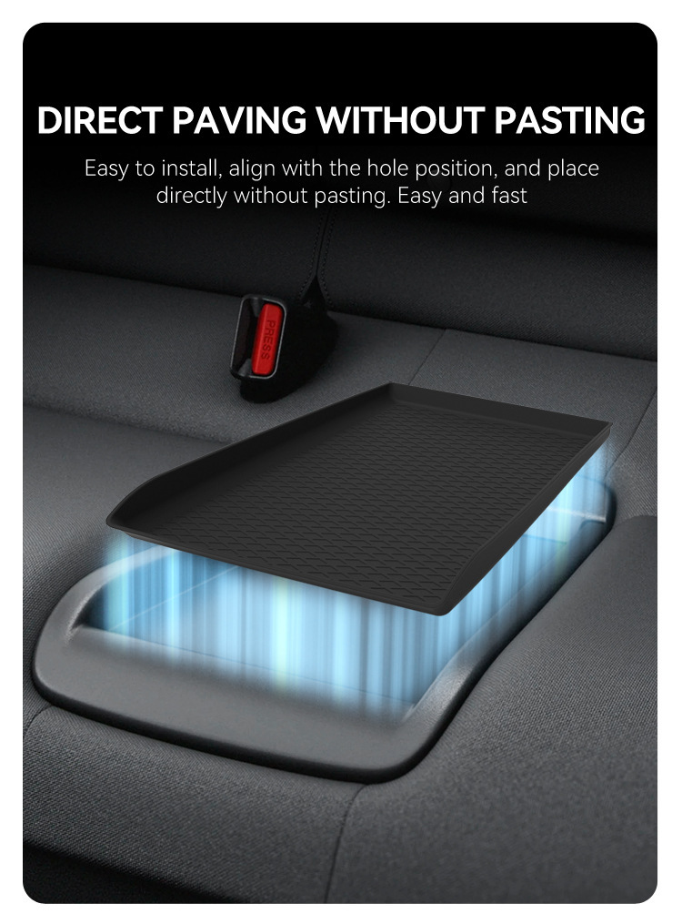 Suitable for 25 models of Prelude road vehicles, second-row seat protective anti-slip mat, specialized car interior modification accessories