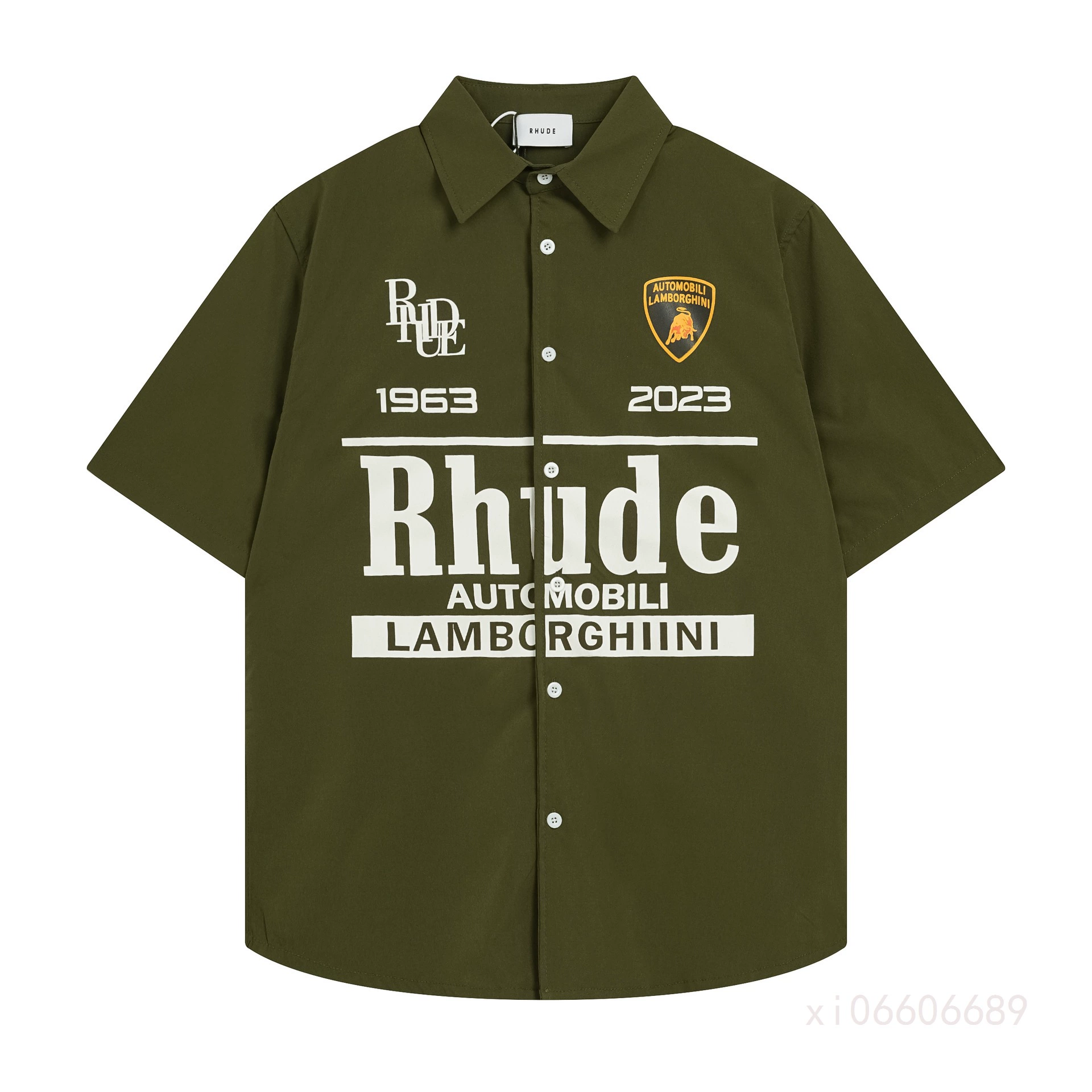 2024 европейская и американская летняя новая рубашка с короткими рукавами и лацканами с буквенным принтом, мужские и женские повседневные модные топы